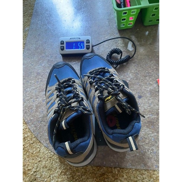 Boys GOODYEAR Striker-P  Tan Navy Blue Hiking Lace Up Outdoor Hiking Shoes -Sz 4 - Picture 11 of 11